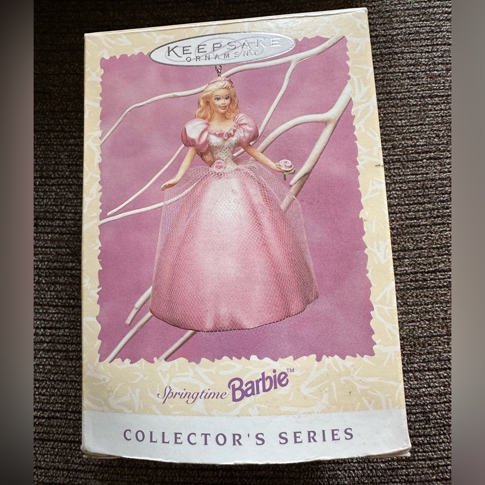 NWOT Springtime Barbie collector’s series keepsake ornament-1996